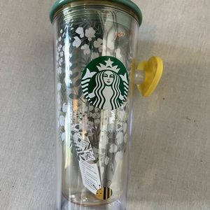 NWT Starbucks Korea Bee Popsocket Tumbler